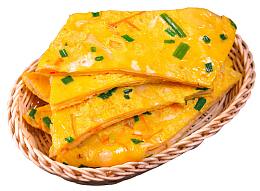 一筐传统美食鸡蛋煎饼