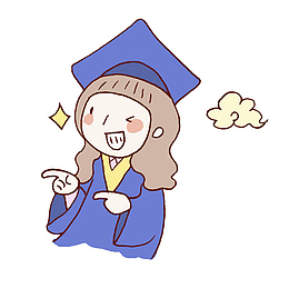 高兴地女孩