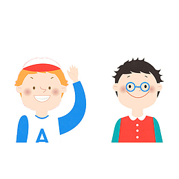 两个小男孩