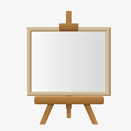 画板pngpng卡通颜料画架pngaipng卡通画架矢量pngpng卡通手绘国外画架