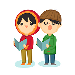 课堂上学生表演节目