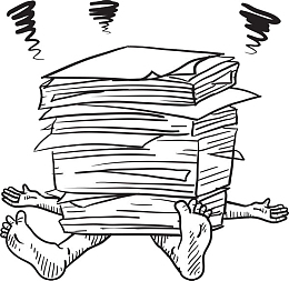 被太多作业压死的学生