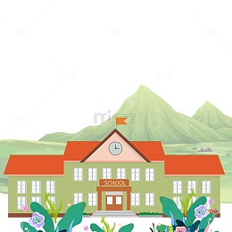 卡通学校素材下载