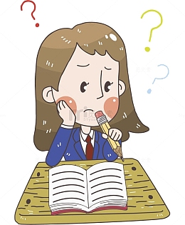 思考的女孩