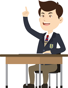 回答问题的男同学