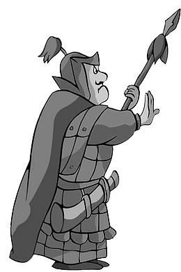 古代将军卡通兵马俑