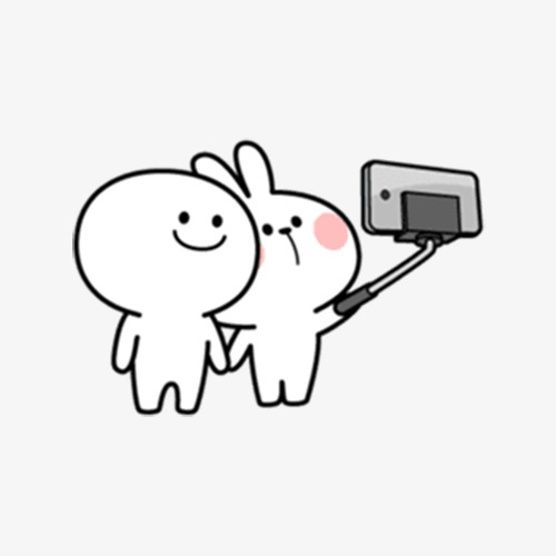 自拍的兔子