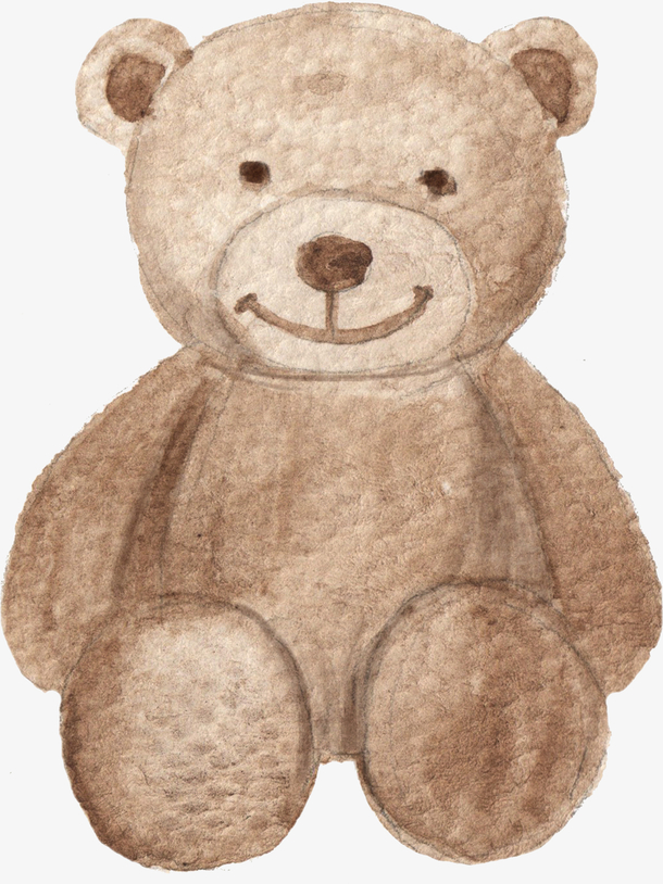 手绘小熊