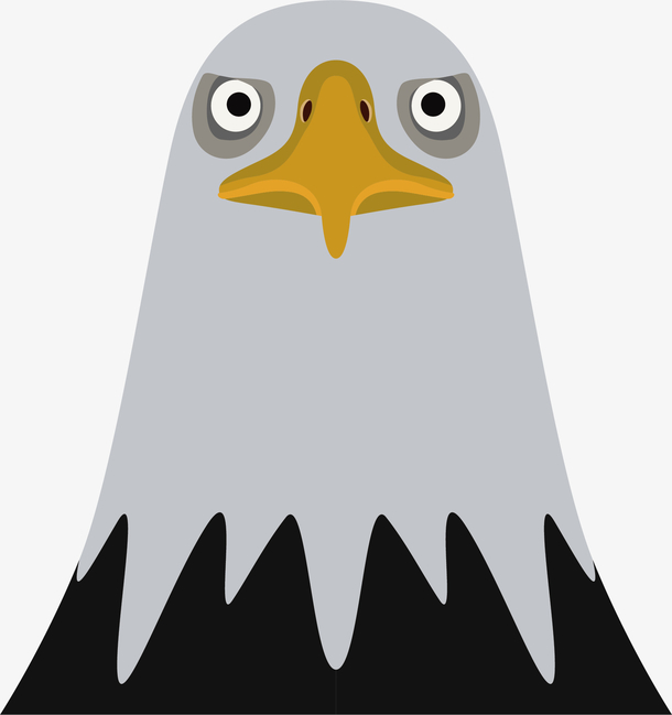 卡通老鹰矢量图