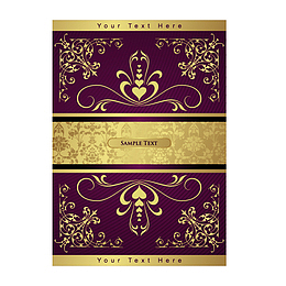 欧式精美邀请函卡片