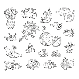 矢量手绘卡通简笔画