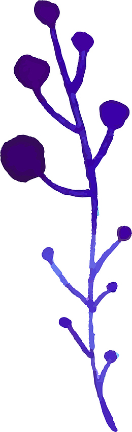 紫色花卉图案