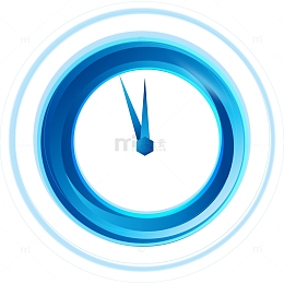 科技装饰时钟素材