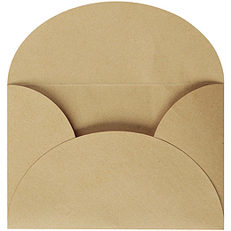 打开的牛皮纸信封