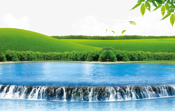 青山绿水风光图片素材免费下载_觅元素