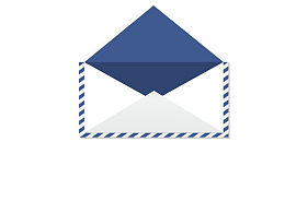 白色打开的信封