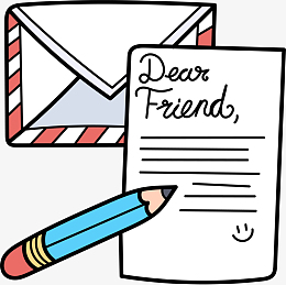 写信素材_写信png图片下载_觅元素