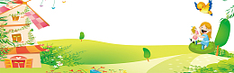 手绘风景暑期夏令营banner
