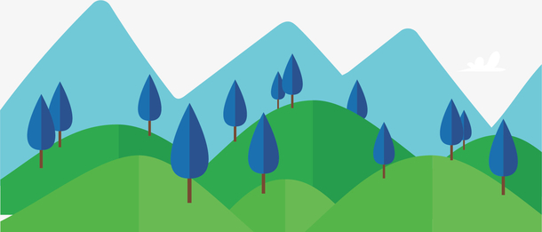 矢量图大自然风景图素材免费下载_觅元素