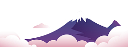 云层雪山