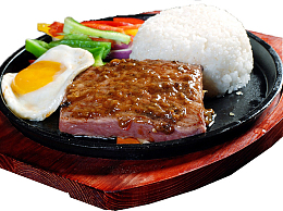 牛排饭套餐图