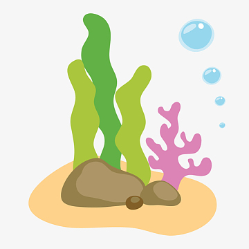 卡通矢量海洋生物素材