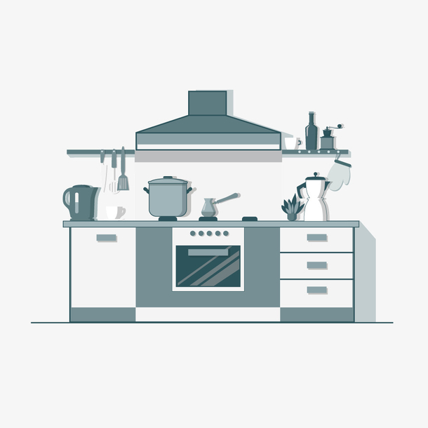 矢量厨房