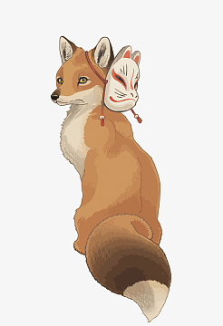 狐狸png矢量图素材_狐狸png矢量图图片元素-觅元素