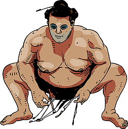 装饰相扑选手