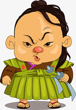 卡通日本武士