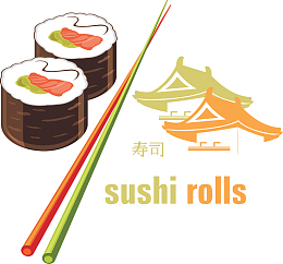 日本美食寿司店海报