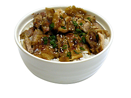 日本照烧鸡肉饭PNG