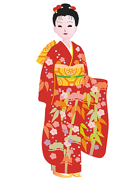 和服女孩
