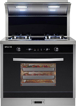 手绘卡通蒸箱款集成灶