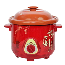 红色厨师必备的紫砂锅