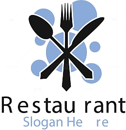 厨房logo刀子叉子