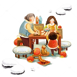 幸福一家人素材下载