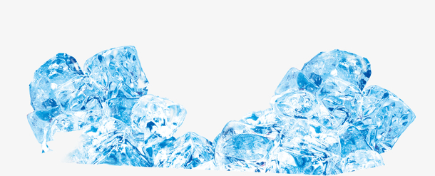 蓝色冰块免抠素材免费下载_觅元素51yuansu.com