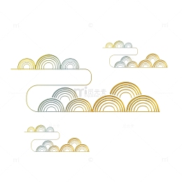 中秋节中秋祥云装饰免下载