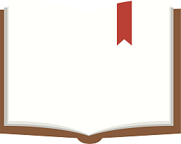 矢量图打开的书本