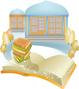 知识图书馆矢量