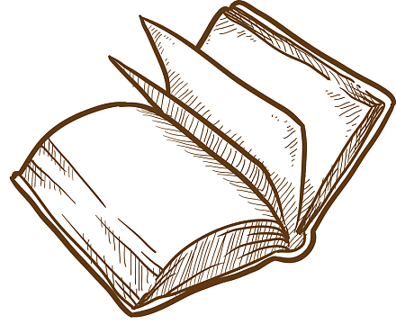 翻页矢量卡通单本书