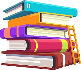 开学季叠放的书本