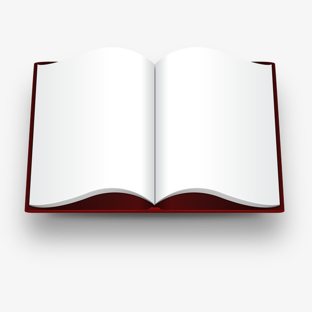 书本翻开效果图