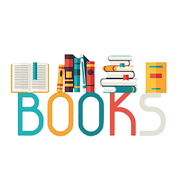 彩色英文书店logo