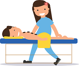 美容养生背部理疗