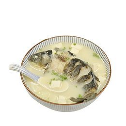新鲜鲫鱼豆腐汤免扣png