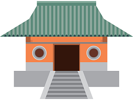 祭祀矢量卡通风格古典