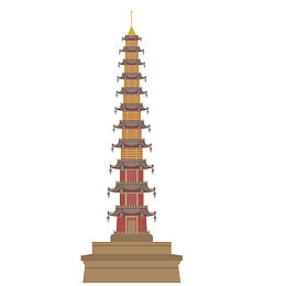 灰色层次建筑元素
