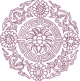 名族花纹装饰图案